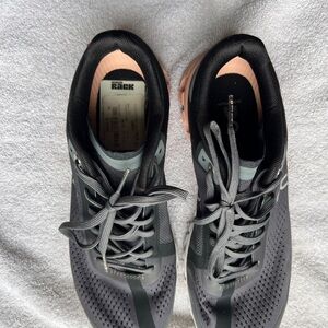 Women's Black and Gray Athletic Shoes , only worn a few times